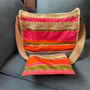 Le Sportsac Deluxe Everyday Bag in Bahia Stripe